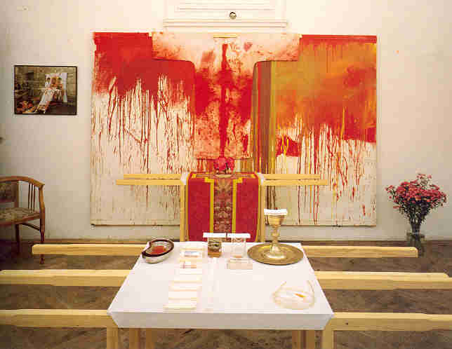 Hermann Nitsch: Keresztt (1992)