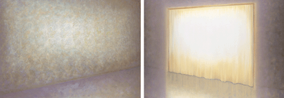 Szoba sárga függönnyel és tapétával (2001)